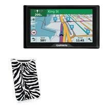 BoxWave Case Compatible with Garmin DriveSmart 60LMT - Zebra Plush SlipSuit, Animal Print Padded Soft Sleeve