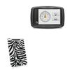 BoxWave Case Compatible with Garmin Zumo 590LM - Zebra Plush SlipSuit, Animal Print Padded Soft Sleeve view 1