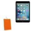 BoxWave Case Compatible with iPad mini 2 (2013) - Velvet Pouch, Soft Velour Fabric Bag Sleeve with Drawstring - Bold Orange view 1
