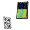 BoxWave Case Compatible with AVMap EKP V Handheld GPS - Snow Leopard Plush SlipSuit, Animal Leopard Print Padded Soft Sleeve view 1