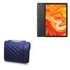 BoxWave Case Compatible with Vankyo MatrixPad Z4 - Quilted Carrying Bag, Soft Synthetic Leather Cover w/Diamond Design - Navy view 1