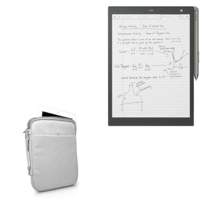 BoxWave Case Compatible with Sony DPT-CP1 - Quilted Carrying Bag, Soft Synthetic Leather Cover w/Diamond Design - Cool Grey