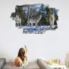 3D Wall Decor Stickers Smashed Wolves Wall Sticker Nature Animal Wall Tattoo for Nursery Wall Dcor Girls Kids Baby Bedroom Bathroom Living Room Home Decor 26"W x 18"H view 4