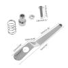 Microscope Kit Stainless Steel Specimen Presser Holder Slides Clips for Biological Microscope Microscope Lens Adapters view 2