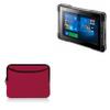 BoxWave Case Compatible with Getac T800 (Gen 2) - SoftSuit with Pocket, Soft Pouch Neoprene Cover Sleeve Zipper Pocket - Crimson Red view 1