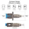 2 Pcs FC Male to SC Female Hybrid Optical Fiber Adapter Simplex Fiber Flange Connector Single Mode 9/125um SM Optical Equipment Tool for Digital Communication view 2