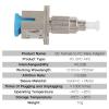 2 Pcs FC Male to SC Female Hybrid Optical Fiber Adapter Simplex Fiber Flange Connector Single Mode 9/125um SM Optical Equipment Tool for Digital Communication view 4