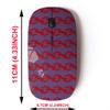 2.4G Wireless Mouse with Cute Pattern Design for All Laptops and Desktops with Nano Receiver - Bright Flat Stylized view 2