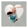 4x5 Mat for 7x7 Frame - Precut Light Grey Suede Heart Shaped Photo Mat Board Opening - Acid Free Matte Bevel Cut for Family Photos, Pack of 25 Matboards Show Kit with Acid Free Backings & Clear Bags view 4