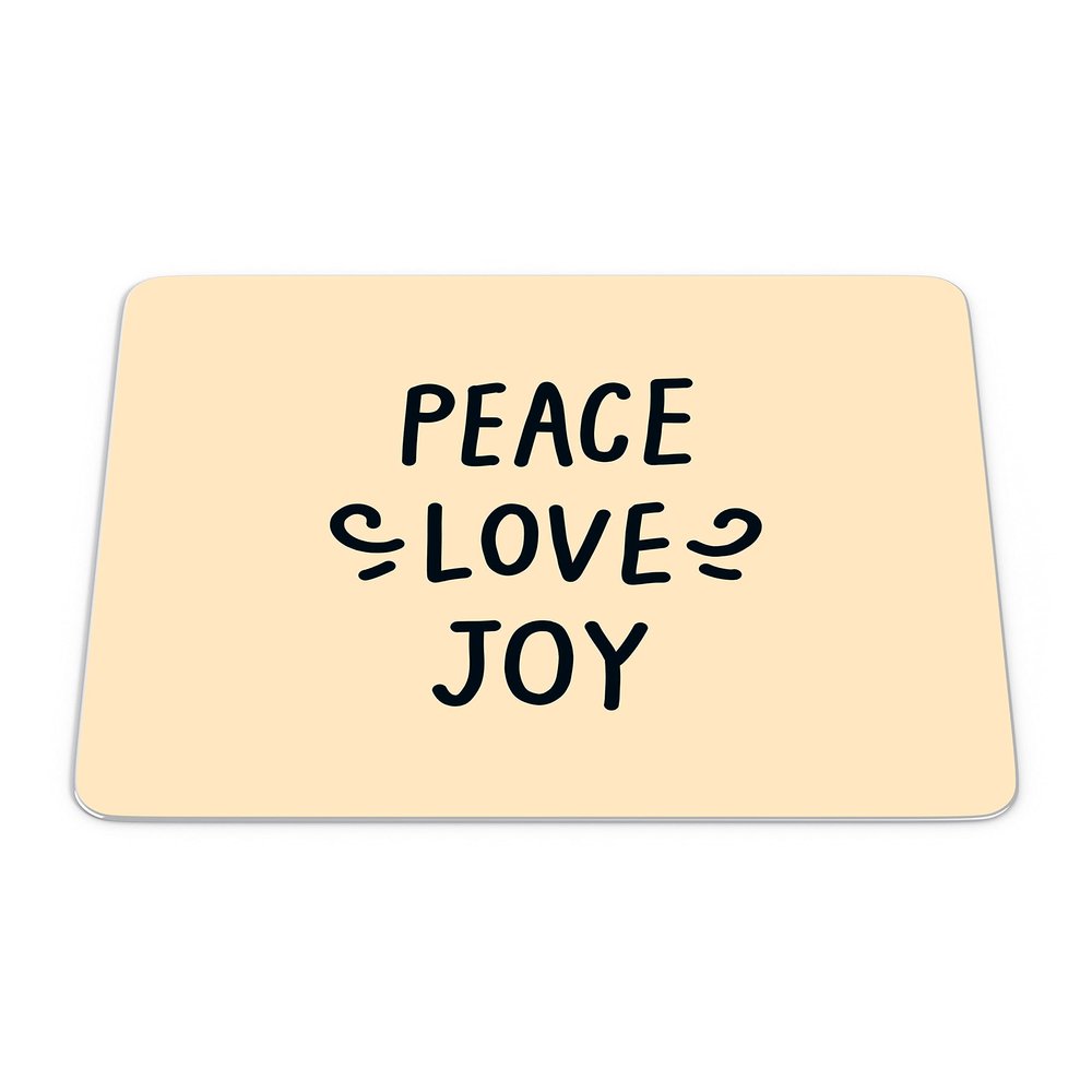 Bonamaison, Rectangle Pop Art Digital Printed Mouse Mat Non-Slip Backing for Office and Home Size: 22x18cm