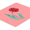 Bonamaison, Rectangle Pop Art Digital Printed Mouse Mat Non-Slip Backing for Office and Home Size: 22x18cm view 3