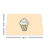 Bonamaison, Rectangle Pop Art Digital Printed Mouse Mat Non-Slip Backing for Office and Home Size: 22x18cm view 4