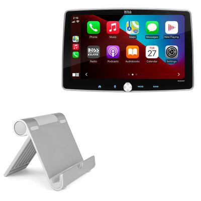 BoxWave Stand and Mount Compatible with BOSS Audio BE9ACP (9 in) - VersaView Aluminum Stand, Portable, Multi Angle Viewing Sturdy
