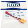 NHX RC XT60 Female to JST Female Conversion Connector 20AWG 40mm view 3