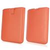 BoxWave Case Compatible with Kobo Forma - Designio Leather Pouch, Padded Genuine Leather Pocket Sleeve Pouch for Kobo Forma, Kobo Forma, Sage - Bold Orange view 2