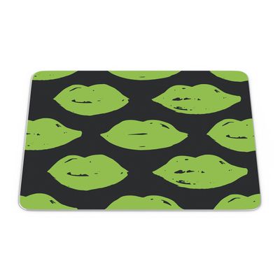 Bonamaison, Rectangle Pop Art Digital Printed Mouse Mat Non-Slip Backing for Office and Home Size: 22x18cm