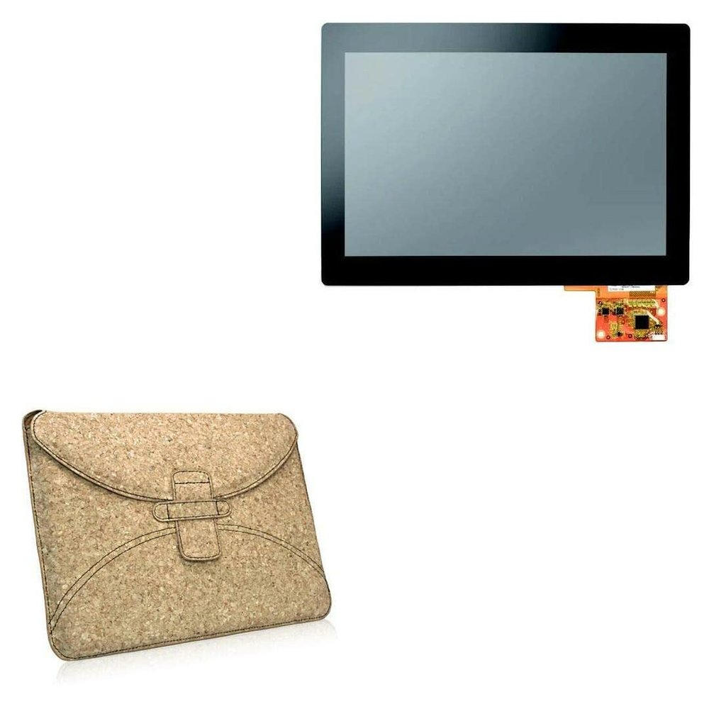 BoxWave Case Compatible with Advantech IDK-1110WP - Quorky Pouch, Durable, Lightweight Cork Envelope Sleeve Cover