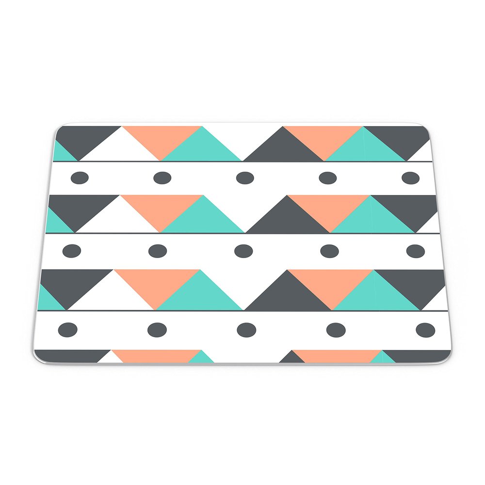 Bonamaison, Rectangle Pop Art Digital Printed Mouse Mat Non-Slip Backing for Office and Home Size: 22x18cm
