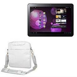BoxWave Case Compatible with Galaxy Tab 10.1v P7100 (EU) - Encompass Urban Bag, Over Shoulder Messenger Straps Handle Bag Pockets - Cool Grey