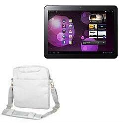 BoxWave Case Compatible with Galaxy Tab 10.1v P7100 (EU) - Encompass Urban Bag, Over Shoulder Messenger Straps Handle Bag Pockets - Cool Grey