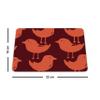 Bonamaison, Rectangle Pop Art Digital Printed Mouse Mat Non-Slip Backing for Office and Home Size: 22x18cm view 4