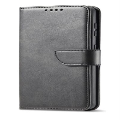 ExtremeCases for Blu View 2 B131DL B130DL Wallet Pouch Cover Phone Case + Tempered Glass + Extreme Band + Stylus Pen + Pry Tool (Black)