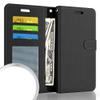 ExtremeCases for Blu View 2 B131DL B130DL Wallet Pouch Cover Phone Case + Tempered Glass + Extreme Band + Stylus Pen + Pry Tool (Black) view 3