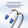 Jeirdus 400M LC to LC Outdoor Armored Fiber Optic Cable Duplex 9/125 SM Jumper Optical Patch Cord Singlemode 400Meters 1312ft LC-LC view 4