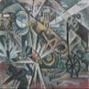Bohumil Kubista : Pobrezni Works in the Battle with Lodstvem : Art Print view 1