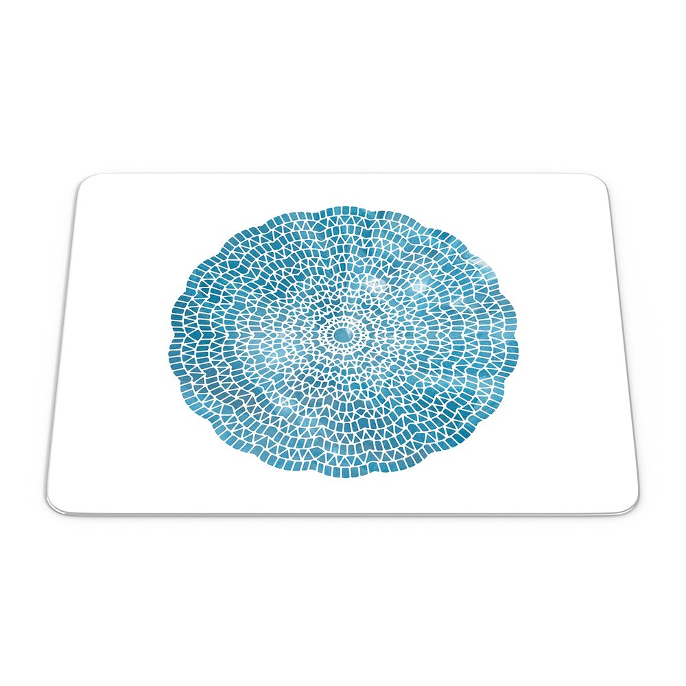 Bonamaison, Rectangle Pop Art Digital Printed Mouse Mat Non-Slip Backing for Office and Home Size: 22x18cm