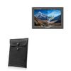 BoxWave Case Compatible with Lilliput Q7 Pro - Nero Leather Envelope, Leather Wallet Style Flip Cover view 1