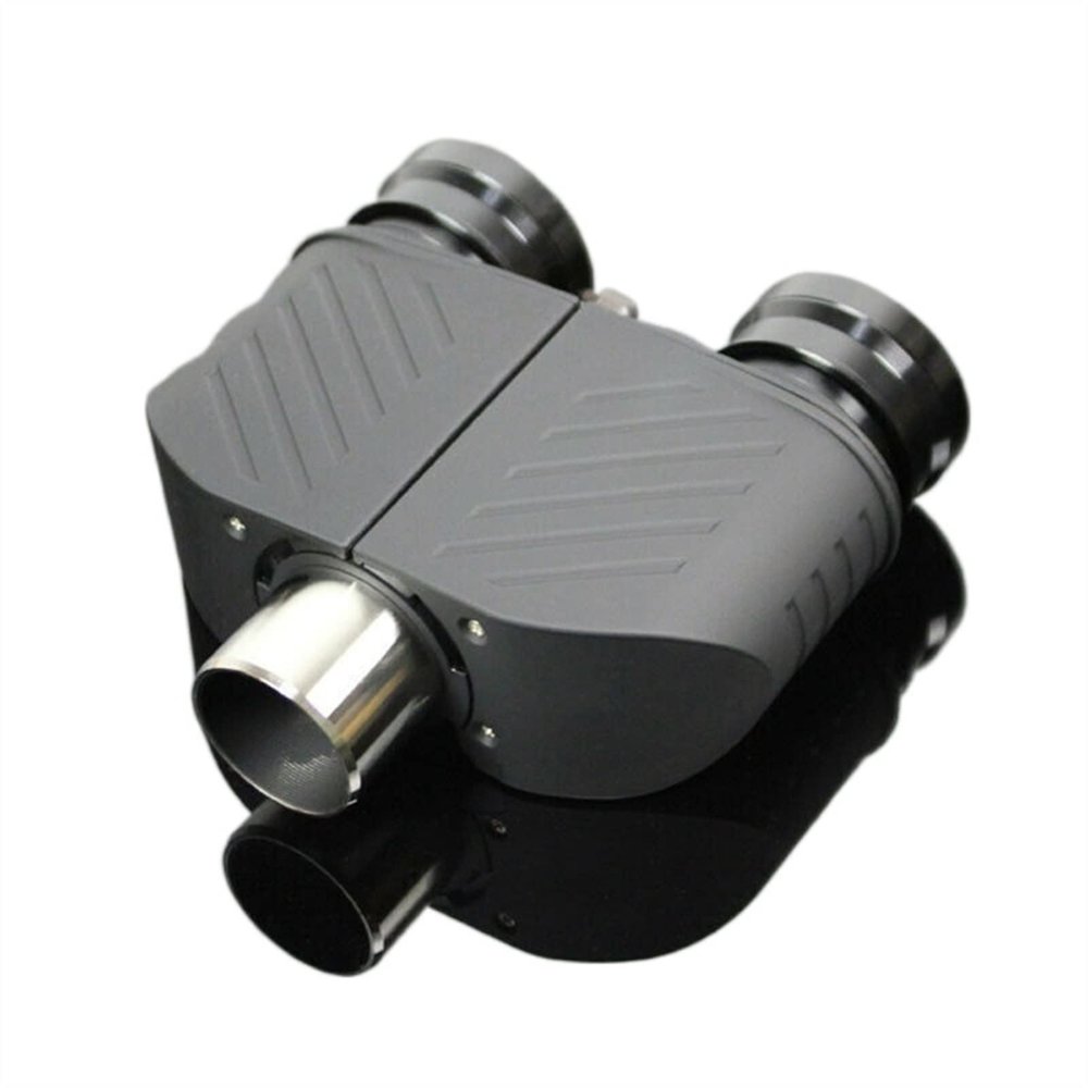 Microscope Kit 1.25" Bino Viewer Binocular Viewer for Astronomical Telescopes Monocular Turn to Binoculars Adapter Microscope Lens Adapters