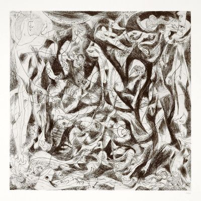 JACKSON POLLOCK : Untitled : Archival Quality Art Print