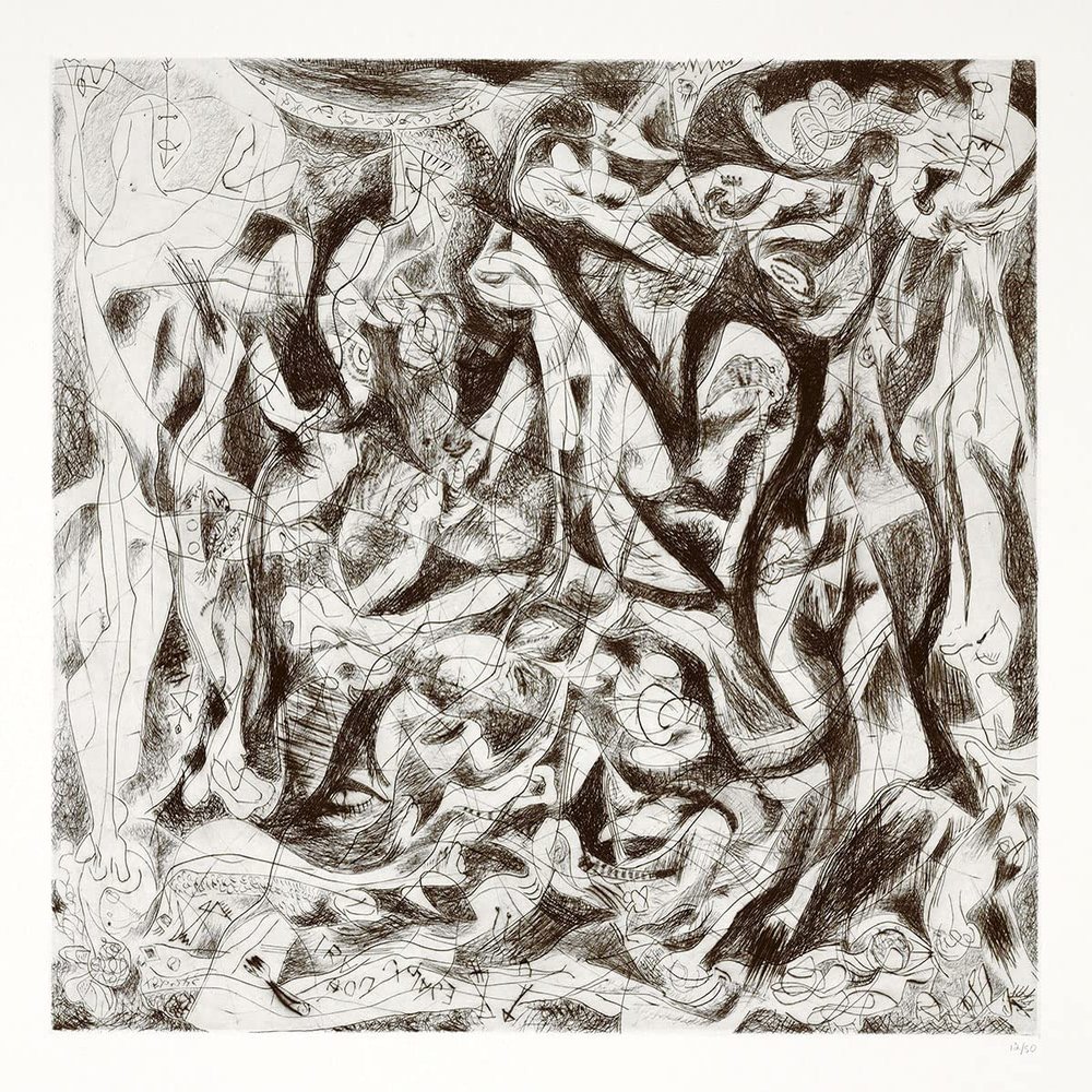 JACKSON POLLOCK : Untitled : Archival Quality Art Print