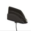 MobileMark 4-in-1 MXFG408 MaxFin Multi-Band 5G 2X Sub-6 LTE, 1X WiFi, GNSS Antenna - SMA - 15ft - Black - Thread Mounting view 1