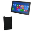BoxWave Case Compatible with Jumper EZpad 6 Pro - SlipSuit, Soft Slim Neoprene Pouch Protective Case Cover - Jet Black view 1