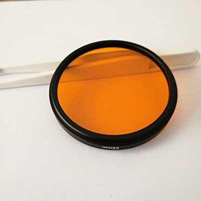 550nm IR Infrared Long Pass Filter Orange Optical Glass CB550 GG550 for Camera Photography (Diameter : 77mm)