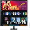 Samsung 43" M70B Series 4K UHD USB-C Smart Monitor & Streaming TV, 4ms, 60Hz, HDR10, Wireless Display, Gaming and IoT Hubs, Alexa Built-in, 2022, LS43BM702UNXZA, Black view 1