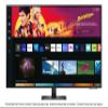 Samsung 43" M70B Series 4K UHD USB-C Smart Monitor & Streaming TV, 4ms, 60Hz, HDR10, Wireless Display, Gaming and IoT Hubs, Alexa Built-in, 2022, LS43BM702UNXZA, Black view 3