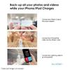 Piodata iXflash Cube 512GB Photo Storage | Apple MFi Certified USB Type C with Quick Charge | Auto Backup for iPhone & iPad | Flash Drive for Photos & Videos view 3