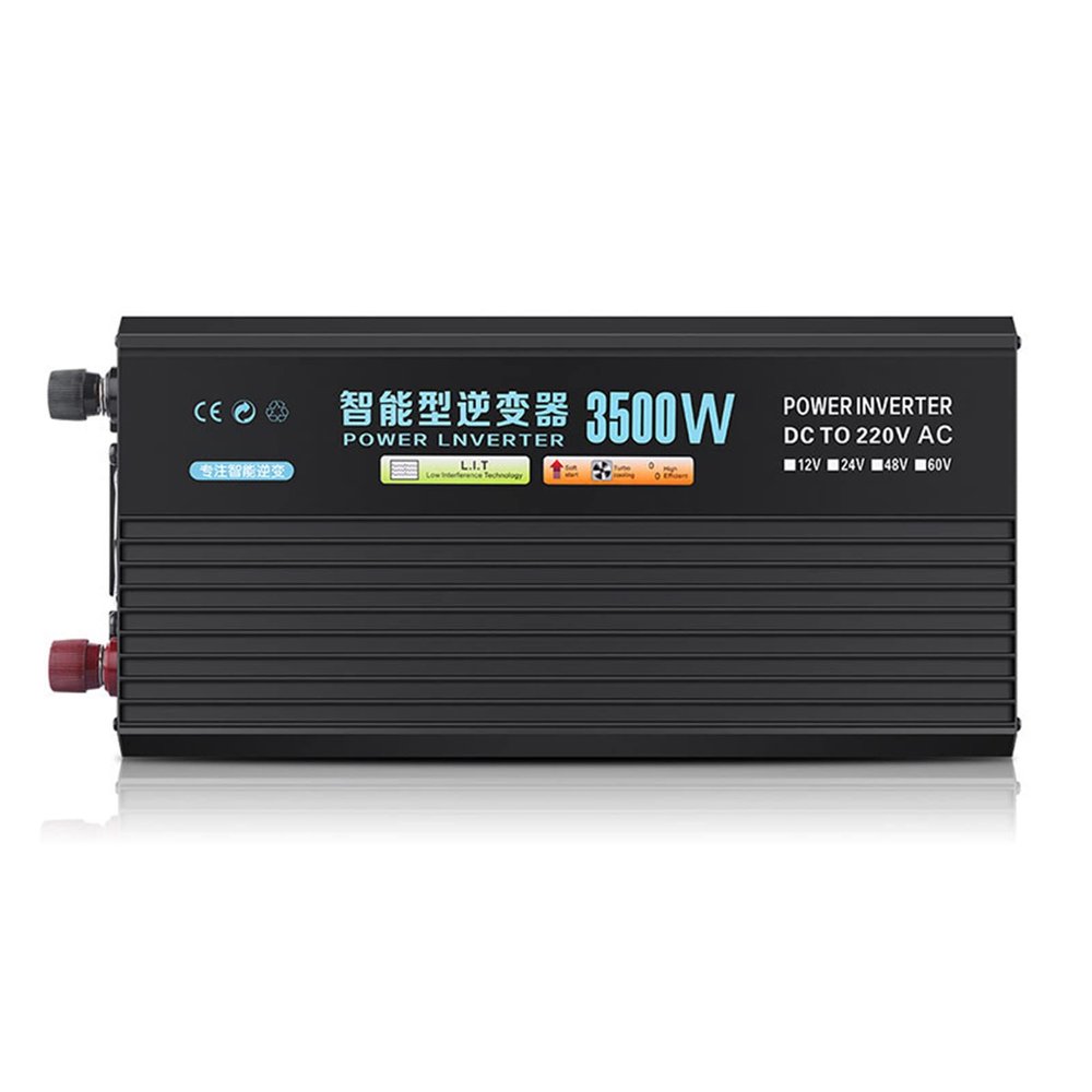 Niczu 2000W 3000W 3500W 4000W 5000W Modified Sine Wave Power Inverter DC 12V 24V 48V to AC 220V Car Power Converter for Truck Car Camping,3500W-12V