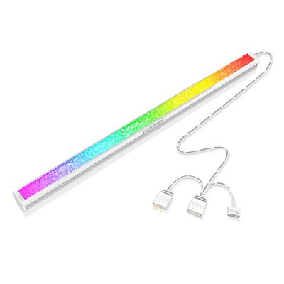 LED Strip Adderssable 5V ARGB Light Strip Double Sided Light Magnetic Alloy Light Bar PC Case Diamond Rainbow Style SYNC Light for Asus Aura Asrock LED Gigabyte RGB Fusion