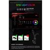 LED Strip Adderssable 5V ARGB Light Strip Double Sided Light Magnetic Alloy Light Bar PC Case Diamond Rainbow Style SYNC Light for Asus Aura Asrock LED Gigabyte RGB Fusion view 4