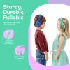 Mevoix Kids Headphones with Mic, 94dB Volume Limit Over Ear Kids Headphones Wired for School - Mint view 3