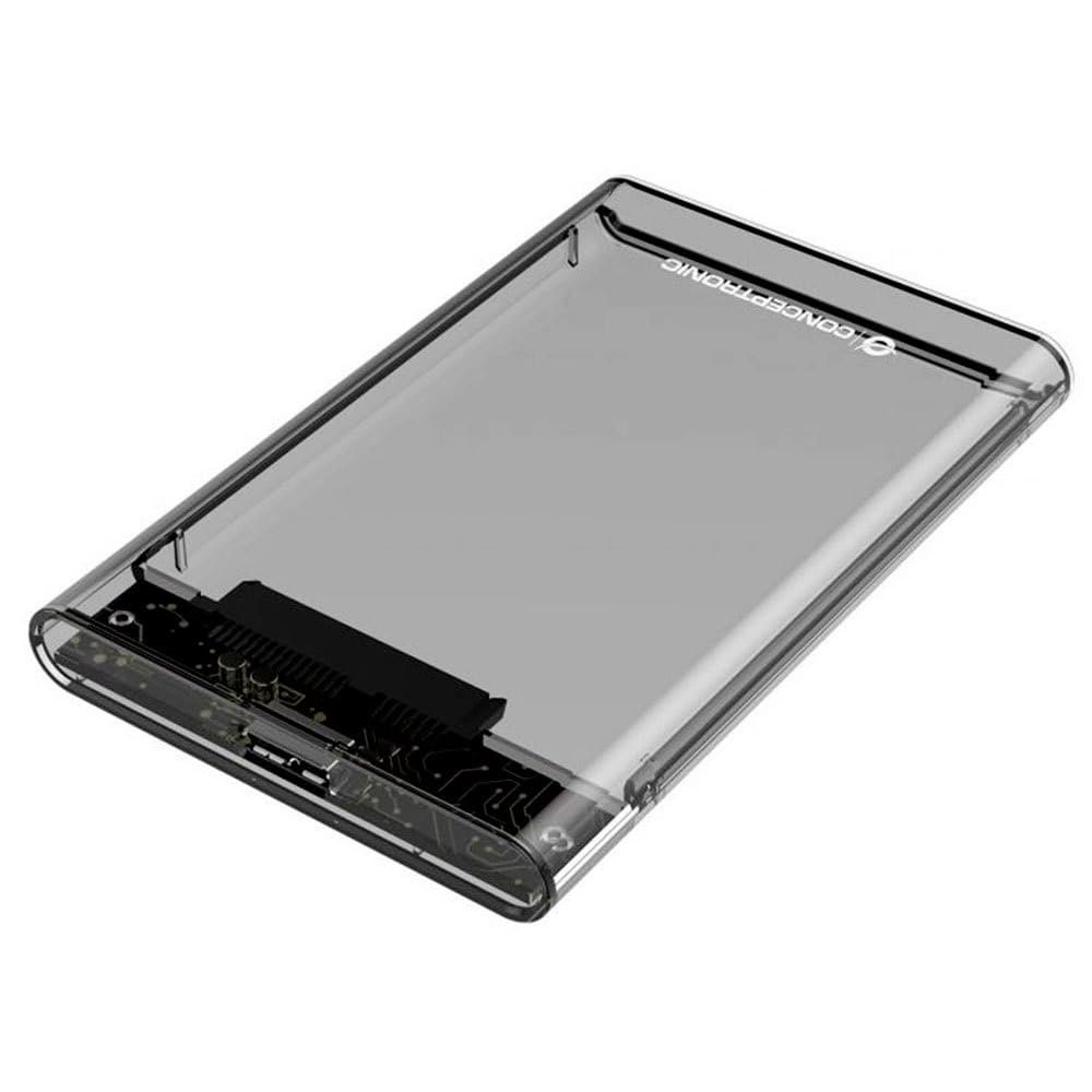 Conceptronic Caja Externa HDD USB 3.0 Transparente