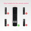 [2-Pack] Climberer Cover Fire TV Stick 4K Max (2nd Gen) for Insignia/Pioneer/2-Series/4-Series/Omni Fire TV Remote- Luminous Silicone with Lanyard view 2