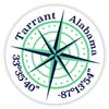 Tarrant Alabama 2-Inch Vinyl Decal Sticker Latitude Longitude Compass Design view 1