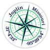 Joplin Missouri 2-Inch Vinyl Decal Sticker Latitude Longitude Compass Design view 1