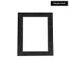 8.5x11 Mat for 5x7 Photo - Precut Dark Grey Suede Picture Matboard for Frames Measuring 8.5 x 11 Inches - Bevel Cut to Display Art 5 x 7 Inches - Acid Free ONE MAT with Backing Board & Clear Bag view 2