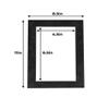 8.5x11 Mat for 5x7 Photo - Precut Dark Grey Suede Picture Matboard for Frames Measuring 8.5 x 11 Inches - Bevel Cut to Display Art 5 x 7 Inches - Acid Free ONE MAT with Backing Board & Clear Bag view 4